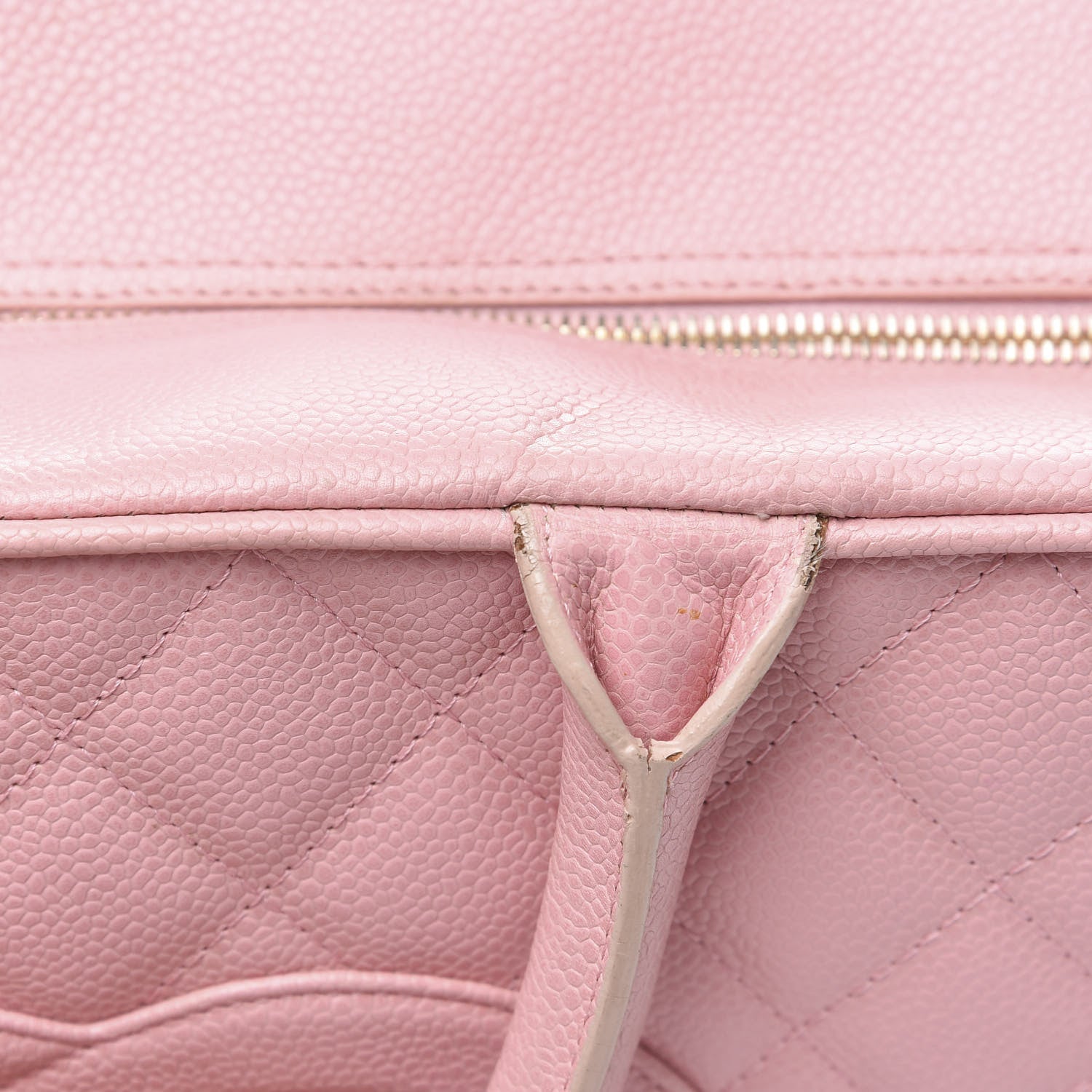 Chanel Caviar Quilted Large Bowler Pink 11 of 13