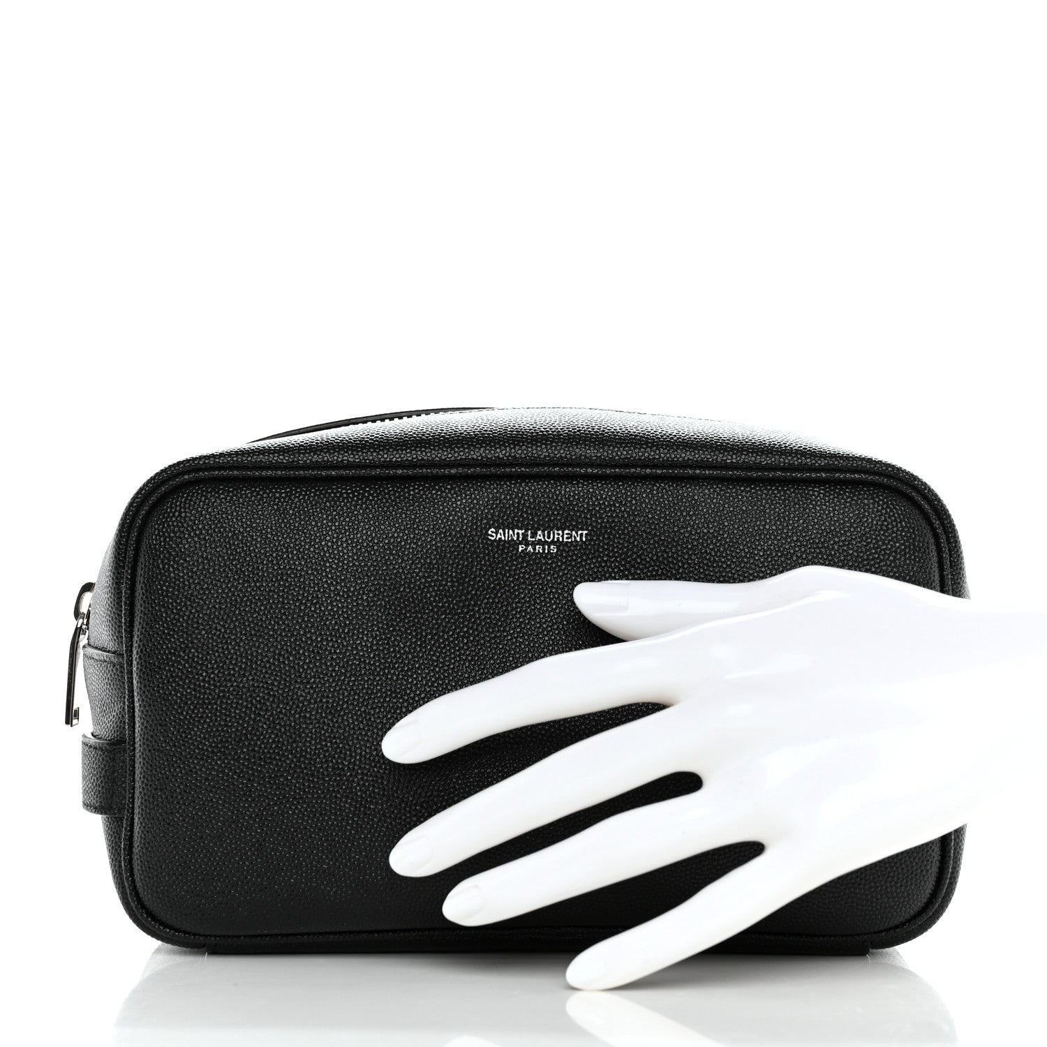 Saint Laurent Grain De Poudre Cosmetic Case Black 2 of 8