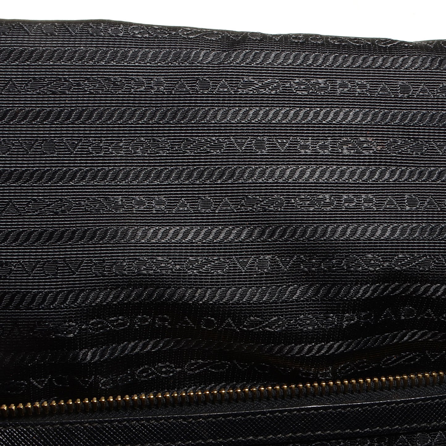 Saffiano Lux Large Double Zip Tote Nero Black