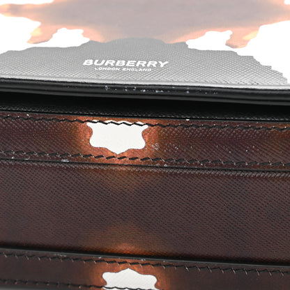 Burberry Calfskin Medium Camouflage Olympia Shoulder Bag Black 12 of 15