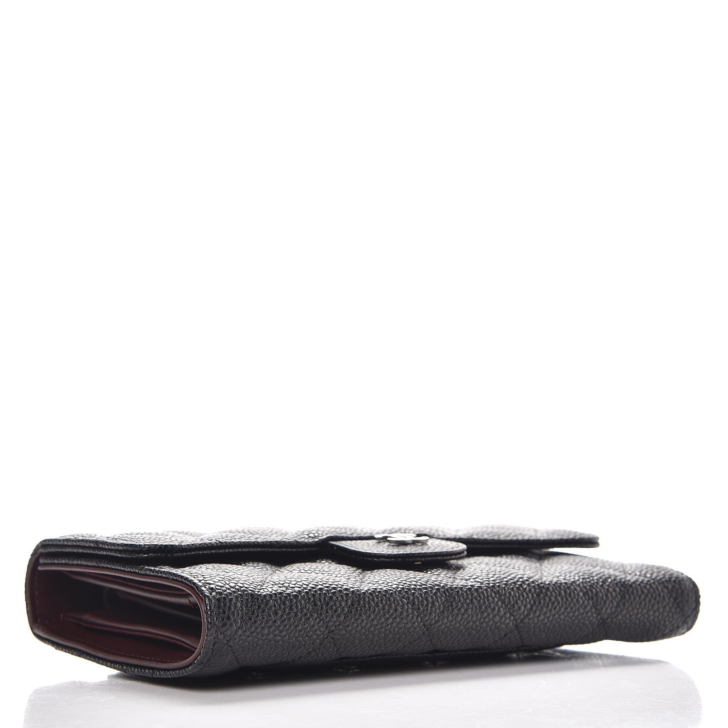 Chanel Caviar Quilted Large Flap Wallet Black 4 of 8