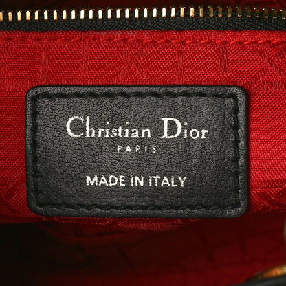 Christian Dior Lambskin Cannage Mini Lady Dior Black 6 of 8