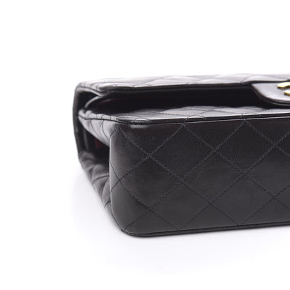 Chanel Lambskin Quilted Medium Double Flap Black 8 of 10
