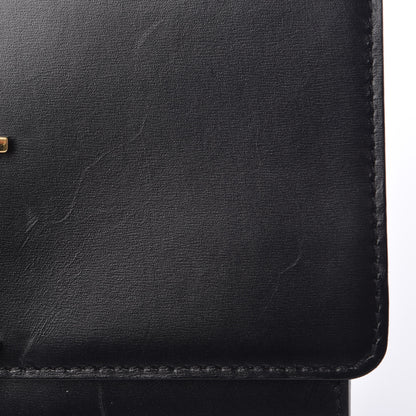 Louis Vuitton Calfskin Chain Louise GM Black 10 of 11