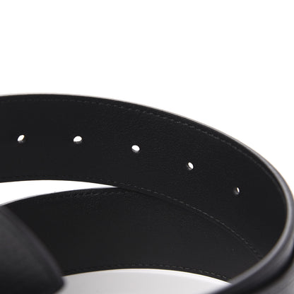 Gucci Textured Calfskin Double G 40mm Belt 85 34 Black 4 of 5