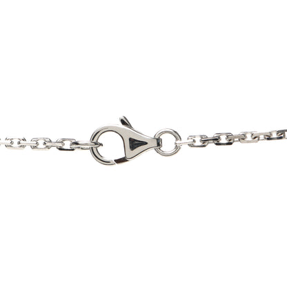 Cartier 18K White Gold 3 Diamonds LOVE Pendant Necklace 4 of 6