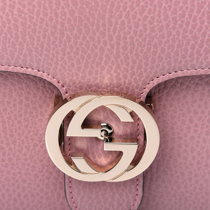 Gucci Dollar Calfskin Interlocking G Shoulder Bag Soft Pink 12 of 14