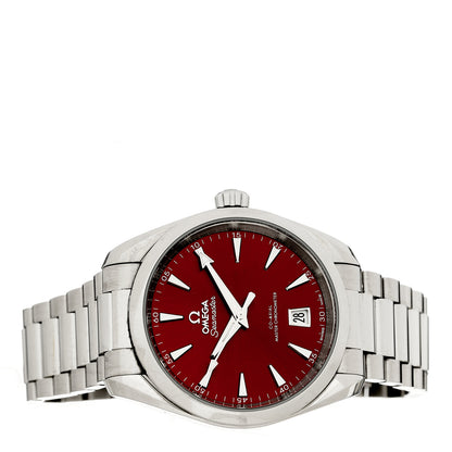 Omega Stainless Steel 38mm Seamaster Aqua Terra Master Co-Axial Chronometer Automatic Watch Red 220.10.38.20.13.003 2 of 5