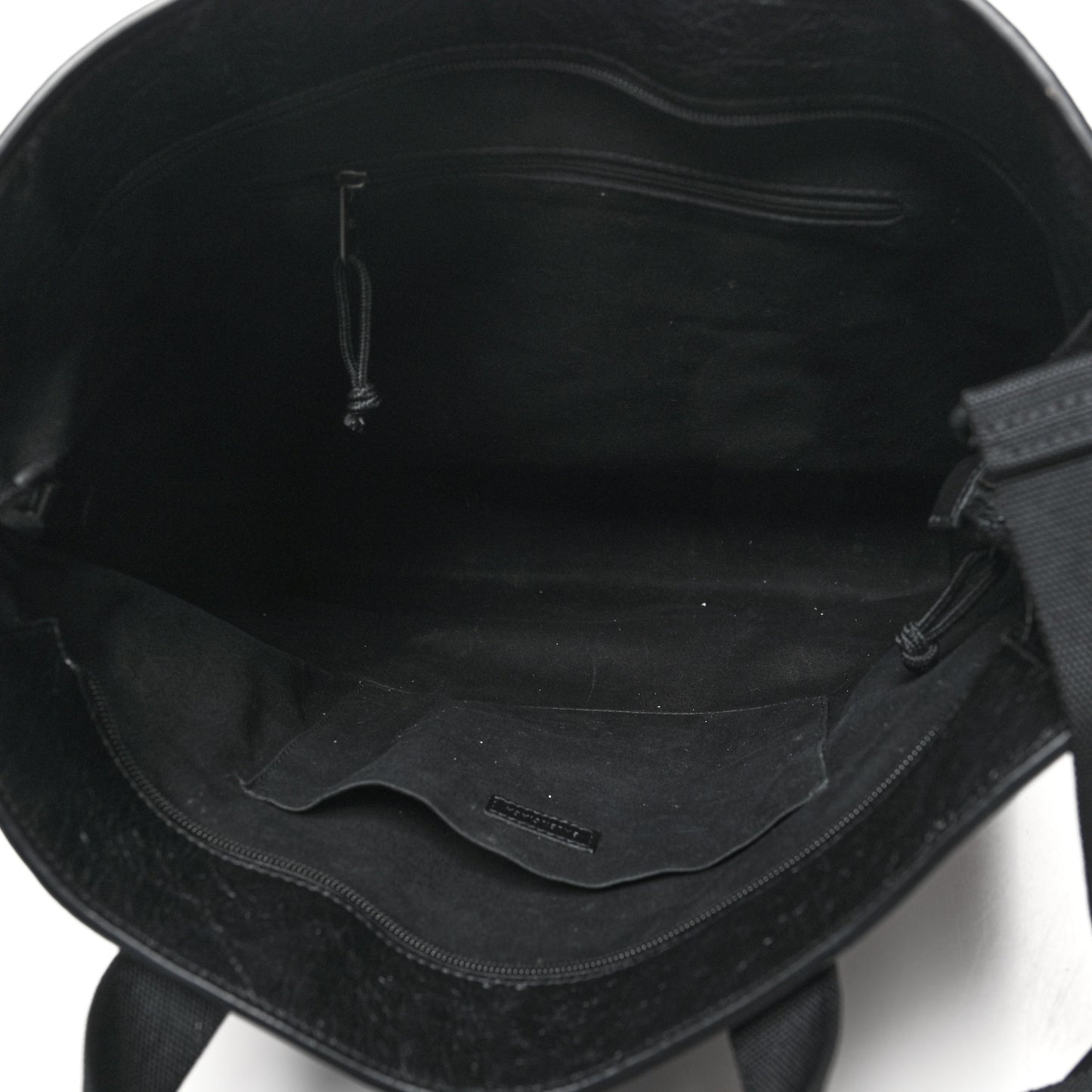 Agneau Arena Explorer Tote Bag with Strap Black