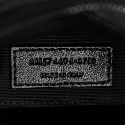 Saint Laurent Calfskin Matelasse Monogram Lou Camera Bag Black 6 of 9
