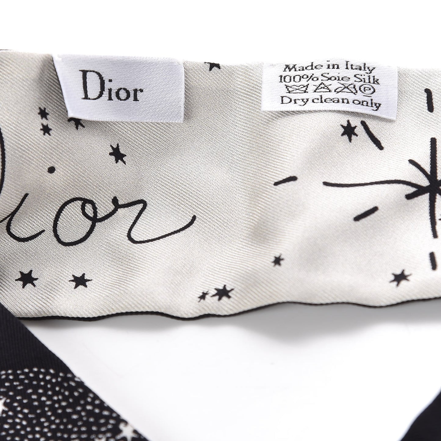 Silk Zodiac Leo Mitzah Scarf Black