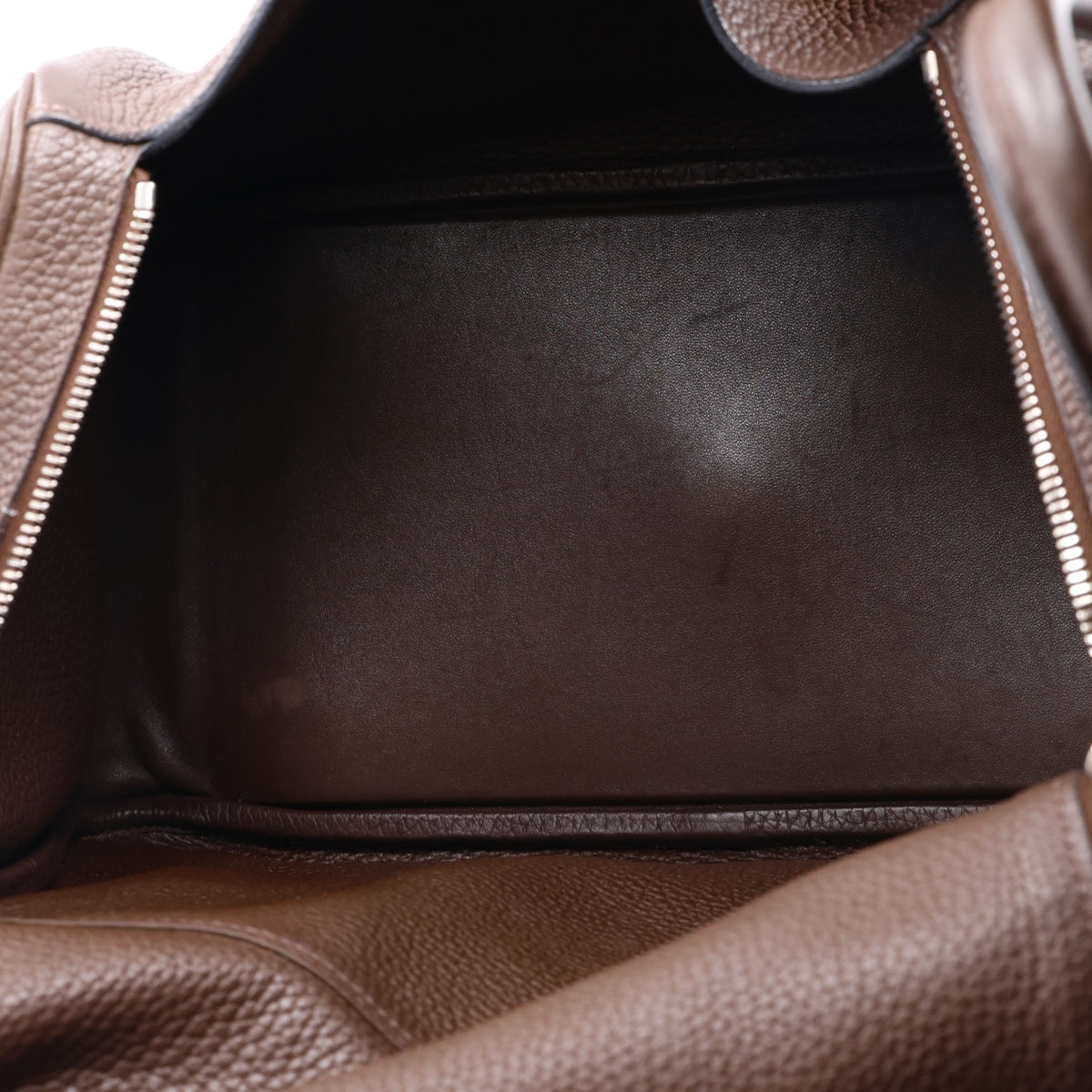 Hermes Taurillon Clemence Lindy 34 Cacao 5 of 10