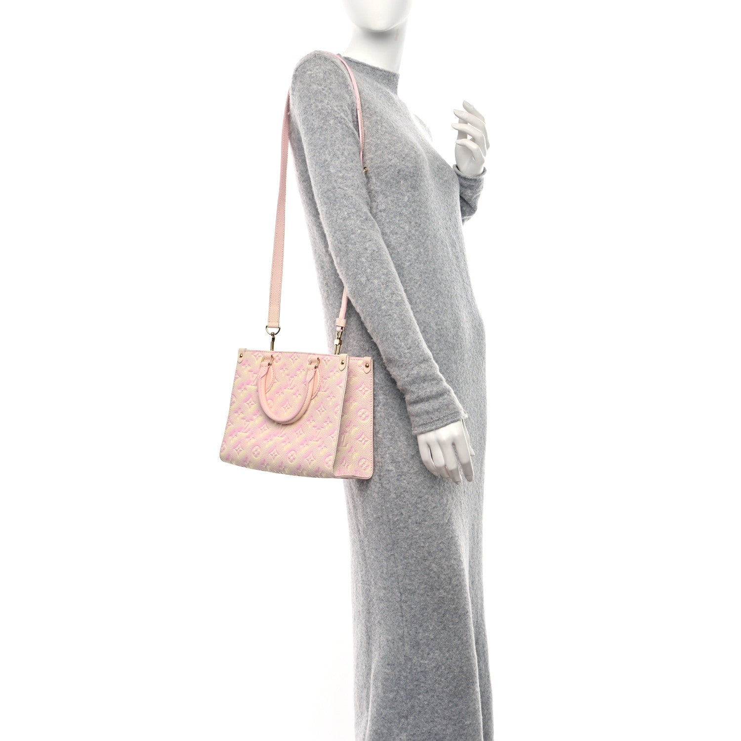 Louis Vuitton Empreinte Monogram Summer Stardust Onthego PM Pink 2 of 8