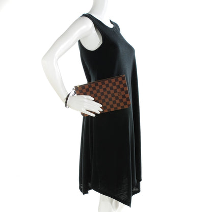 Louis Vuitton Damier Ebene Neverfull MM GM Pochette 2 of 7