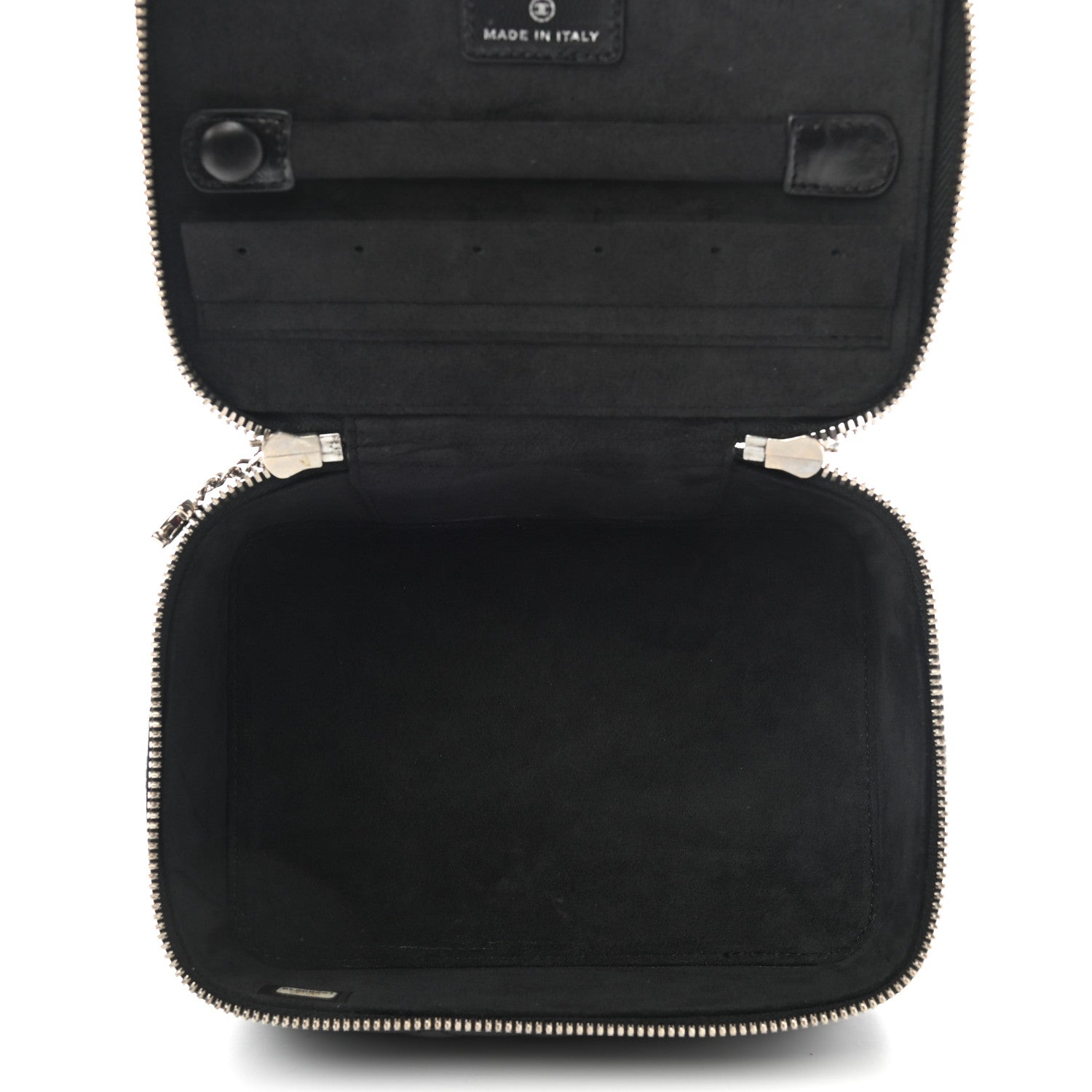 Chanel Lambskin Quilted Jewelry Case Black 5 of 10