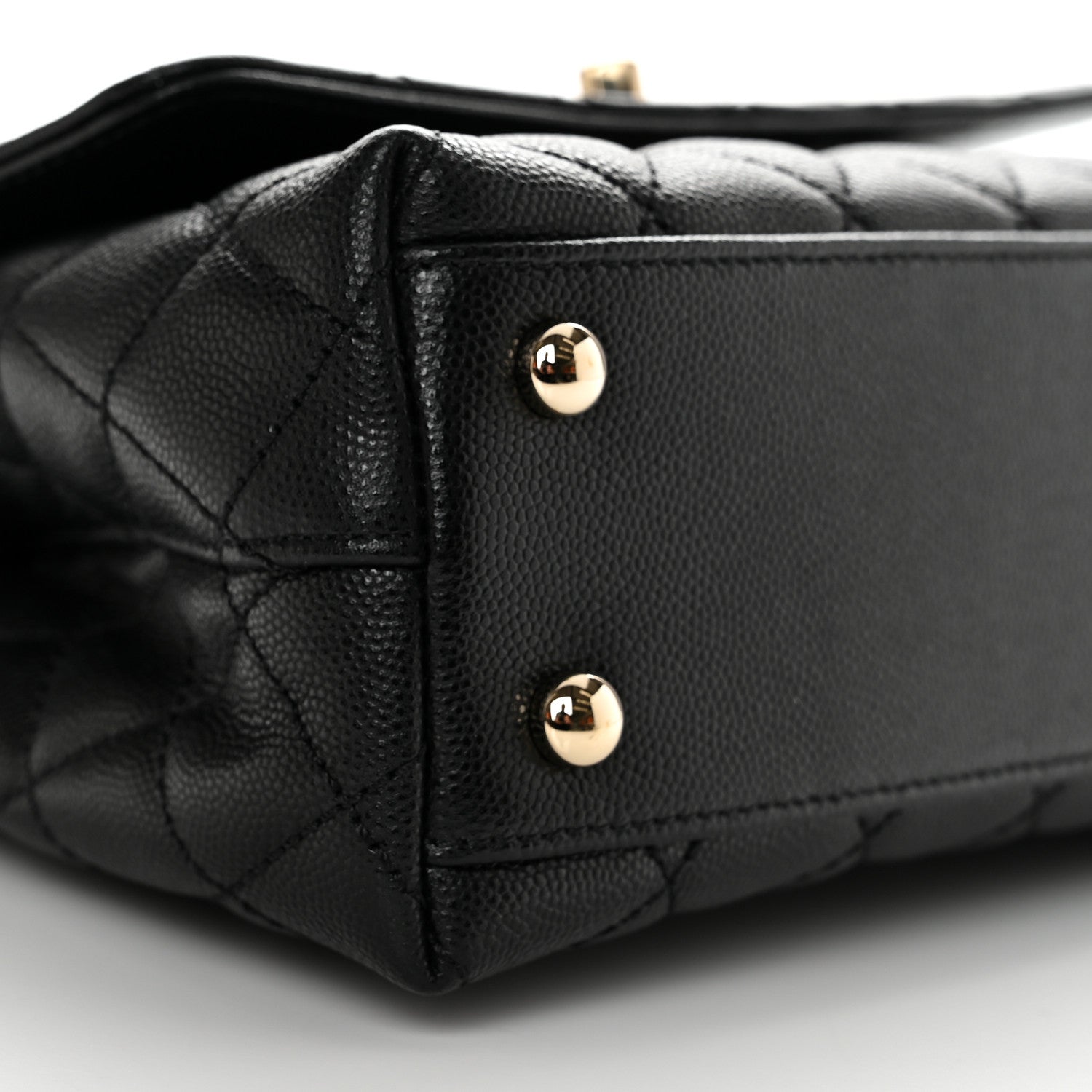 Chanel Caviar Quilted Mini Coco Handle Flap Black 9 of 11