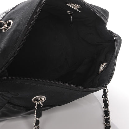 Chanel Vinyl Stretch Spirit Bowler Black 5 of 7