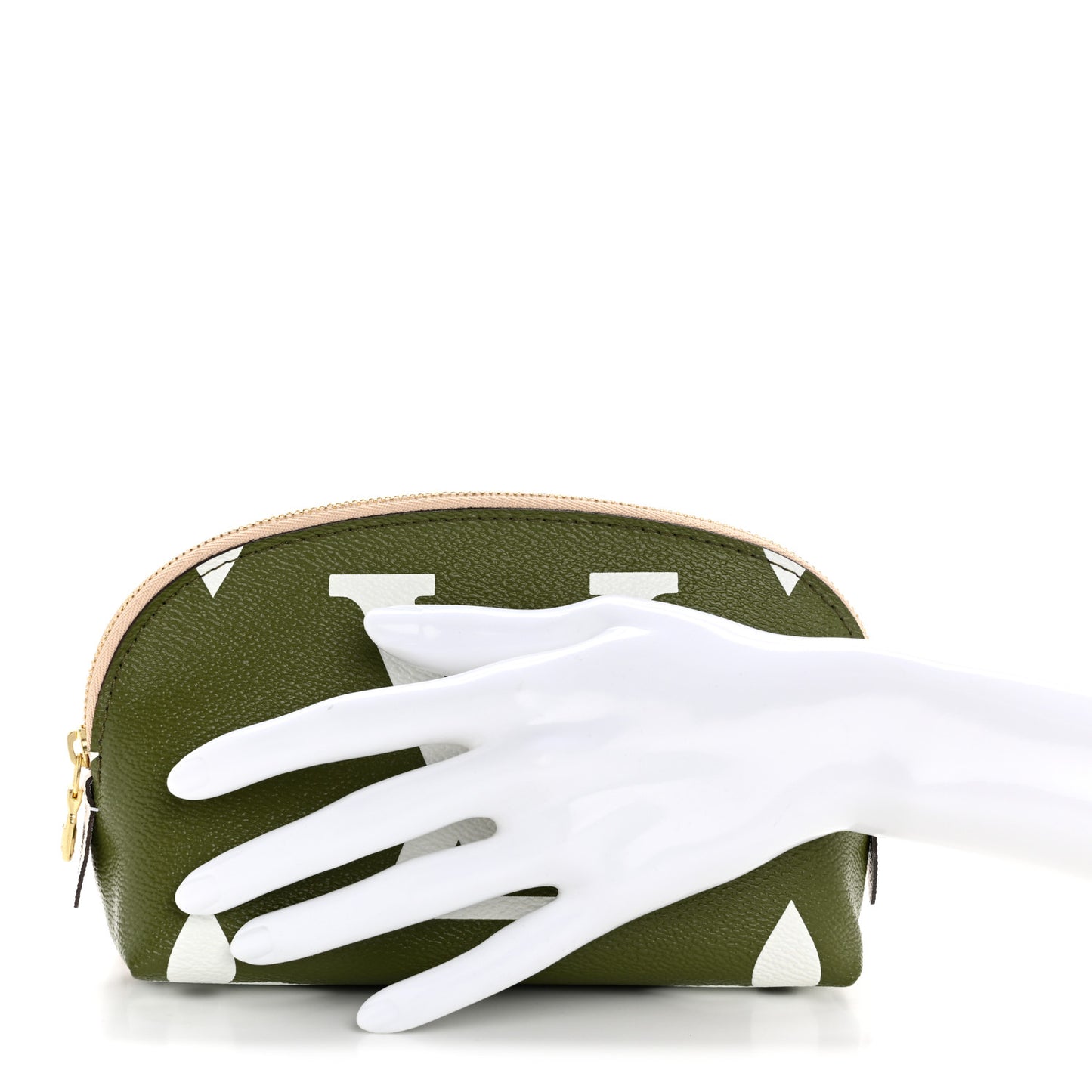 Monogram Giant Cosmetic Pouch Kaki
