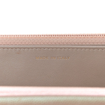 Chanel Iridescent Caviar Quilted Wallet On Chain WOC Beige 7 of 23