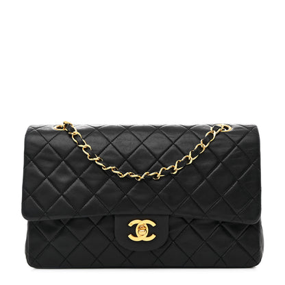 Chanel Lambskin Quilted Medium Double Flap Navy 1 of 12