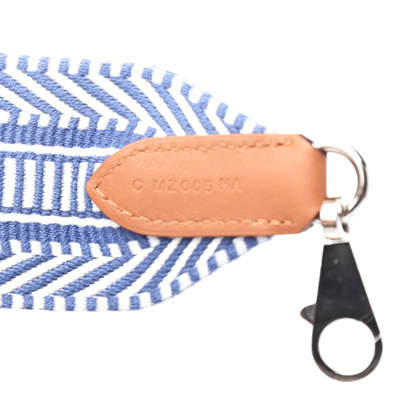 Toile Swift 50mm Sangle Cavale Shoulder Strap Ecru Bleu Brighton Gold