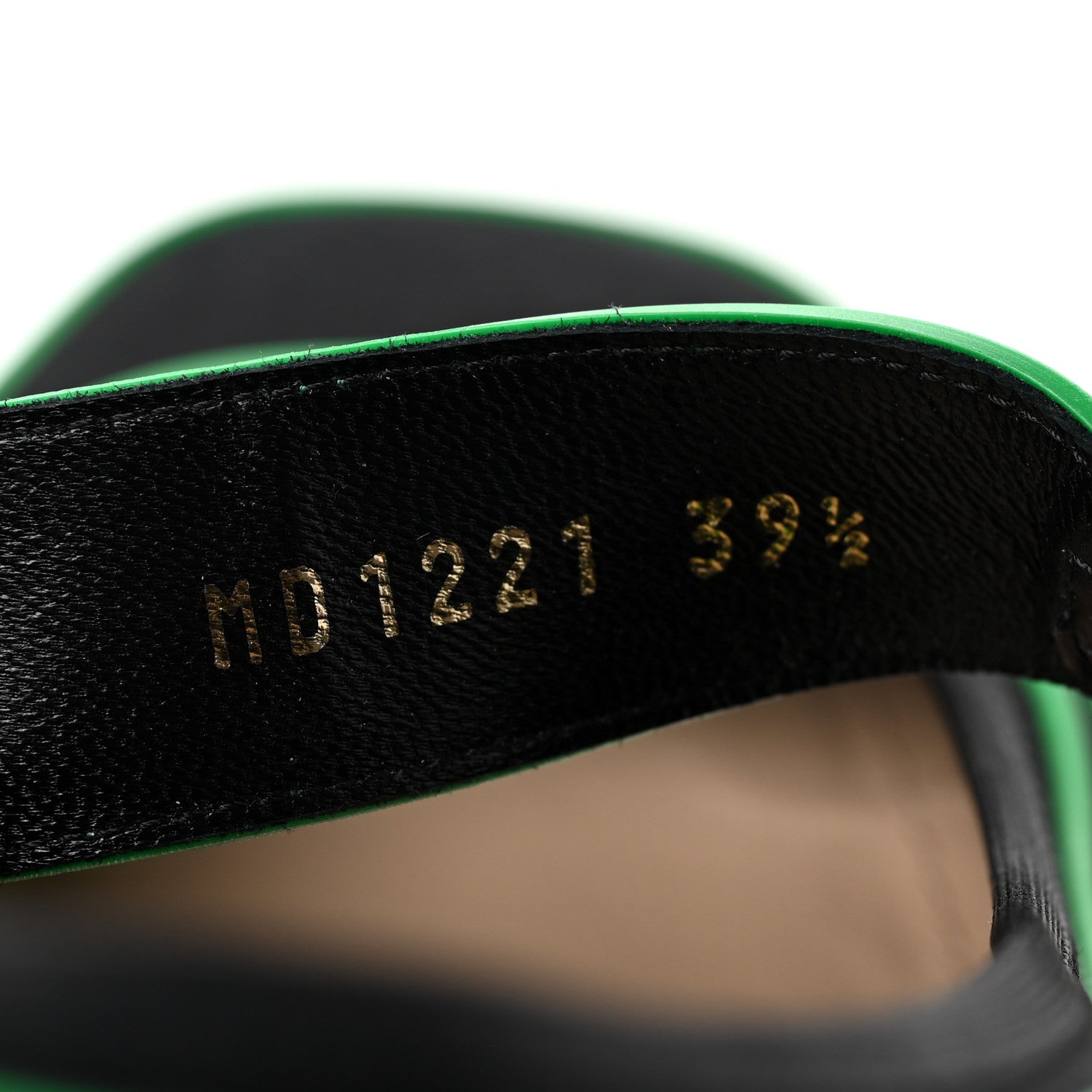 Christian Dior Neoprene Rubber Dior Roller Ballerina Flat 39.5 Black Green 8 of 12