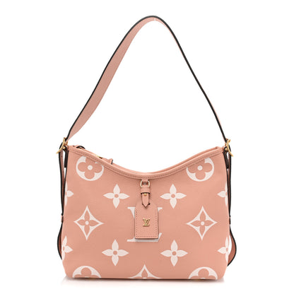 Louis Vuitton Empreinte Monogram Giant CarryAll PM Trianon Pink Cream 3 of 18