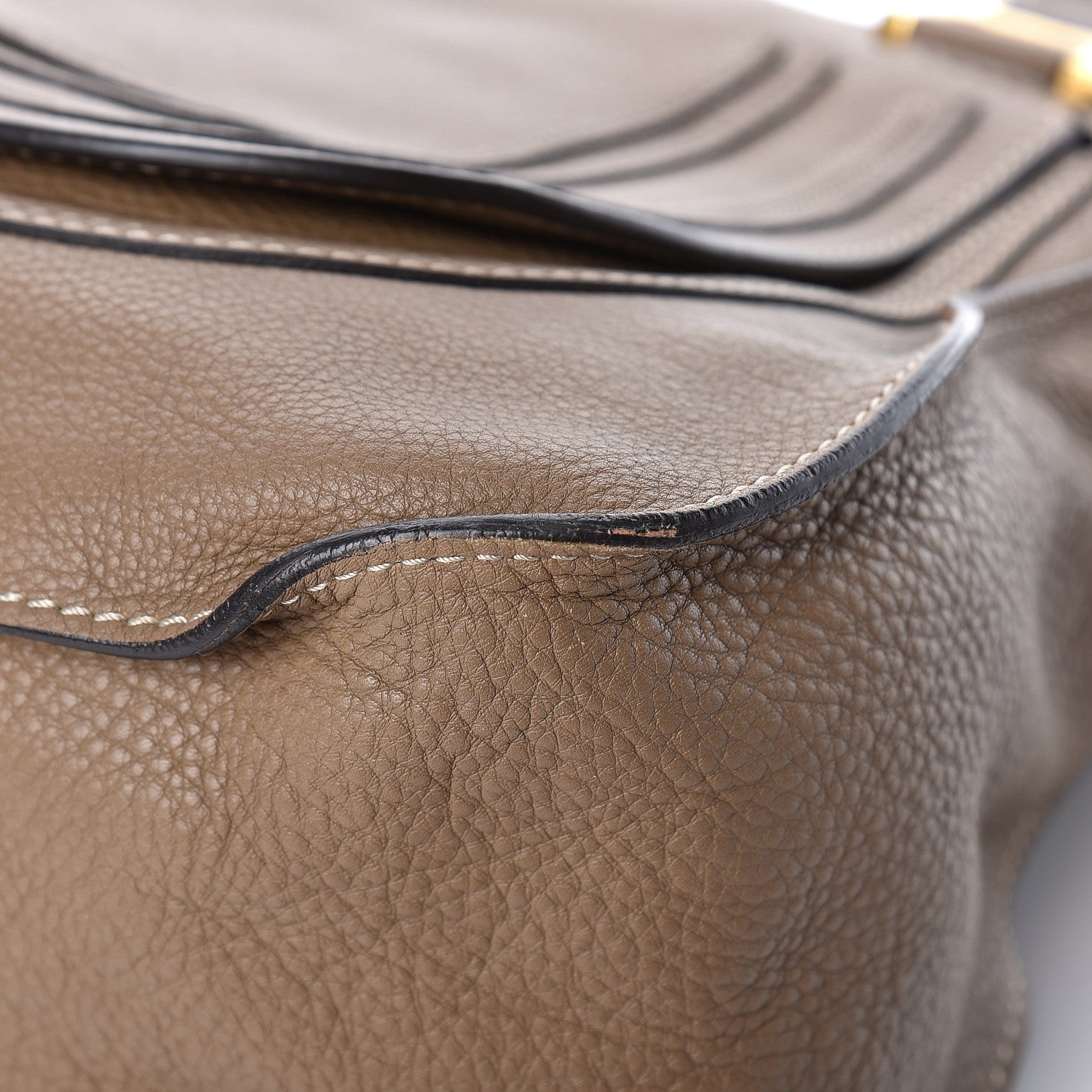 Chloe Calfskin Large Marcie Satchel Nut 10 of 19