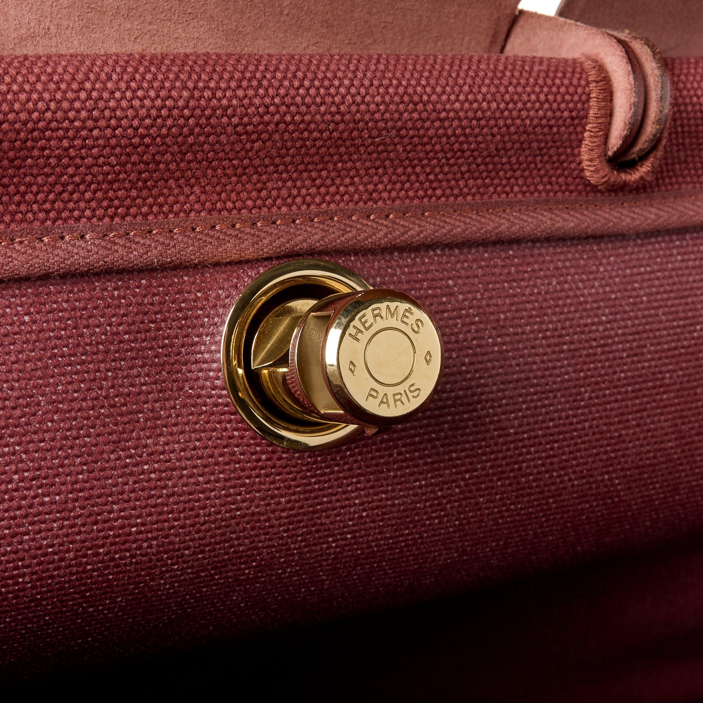 Toile Calfskin Herbag 39 GM Rouge H