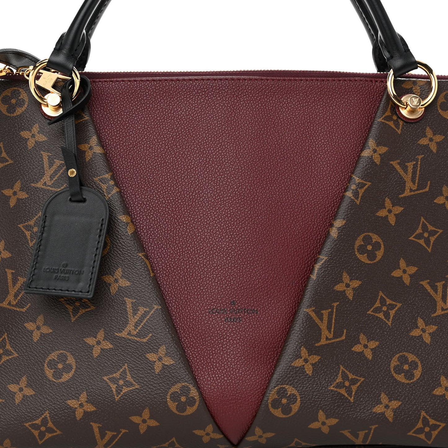 Monogram V Tote MM Bordeaux