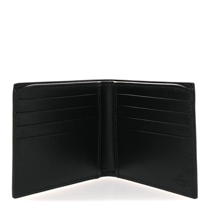 Gucci Plutone Calfskin Logo Bi-Fold Wallet Black 5 of 8
