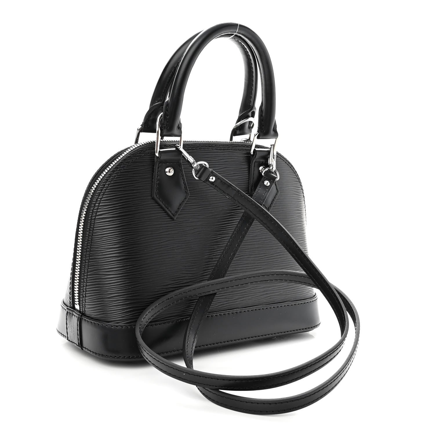Louis Vuitton Epi Alma BB Black 3 of 8