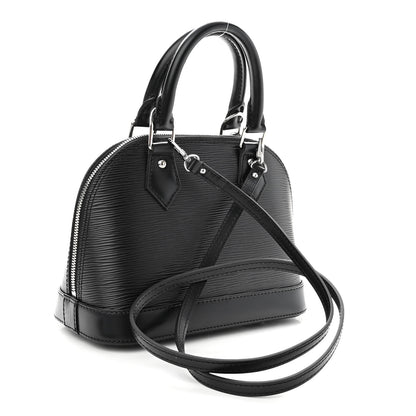 Louis Vuitton Epi Alma BB Black 3 of 8