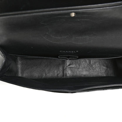 Chanel Patent Quilted Maxi Double Flap Black 4 of 25