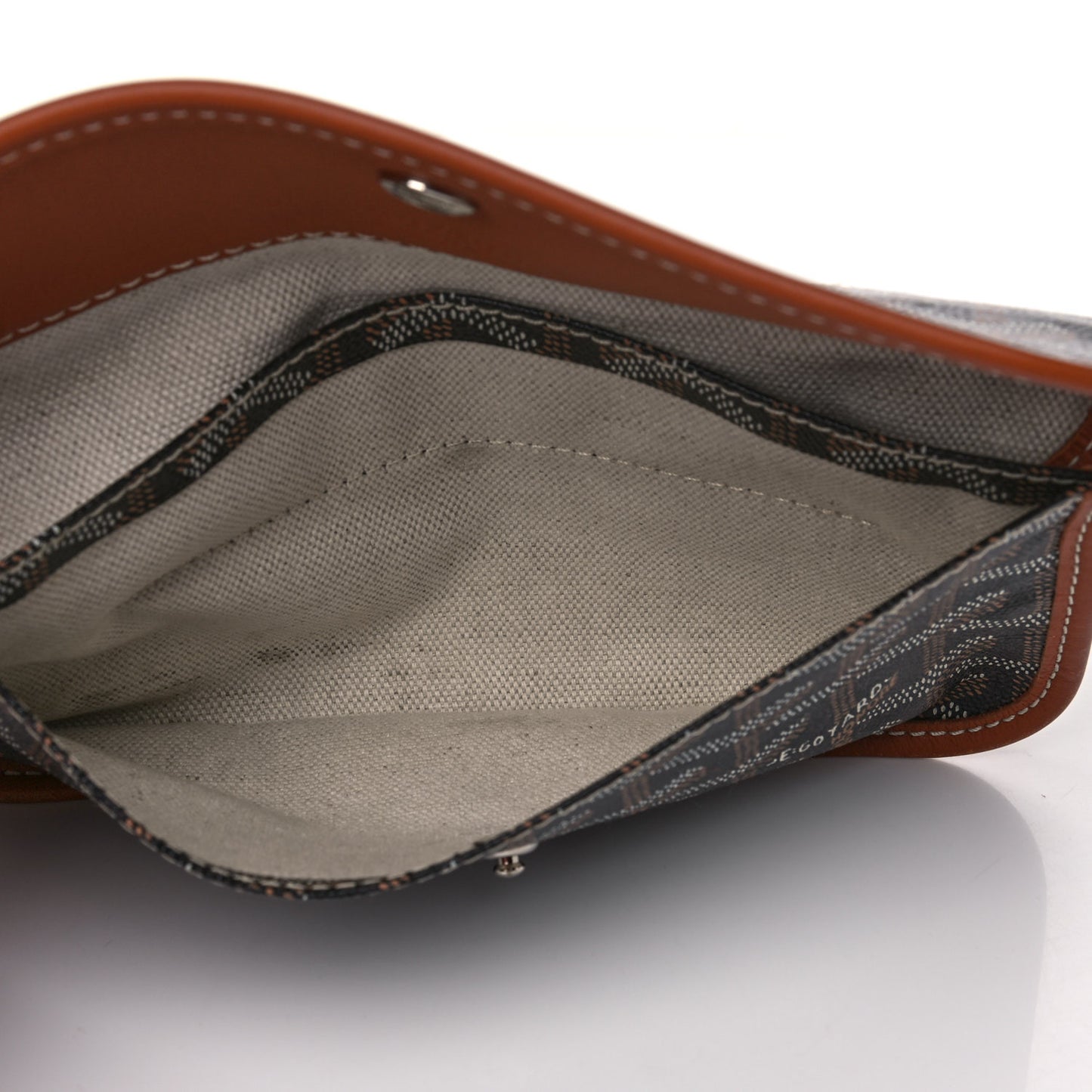 Goyardine Pouch Black Gold