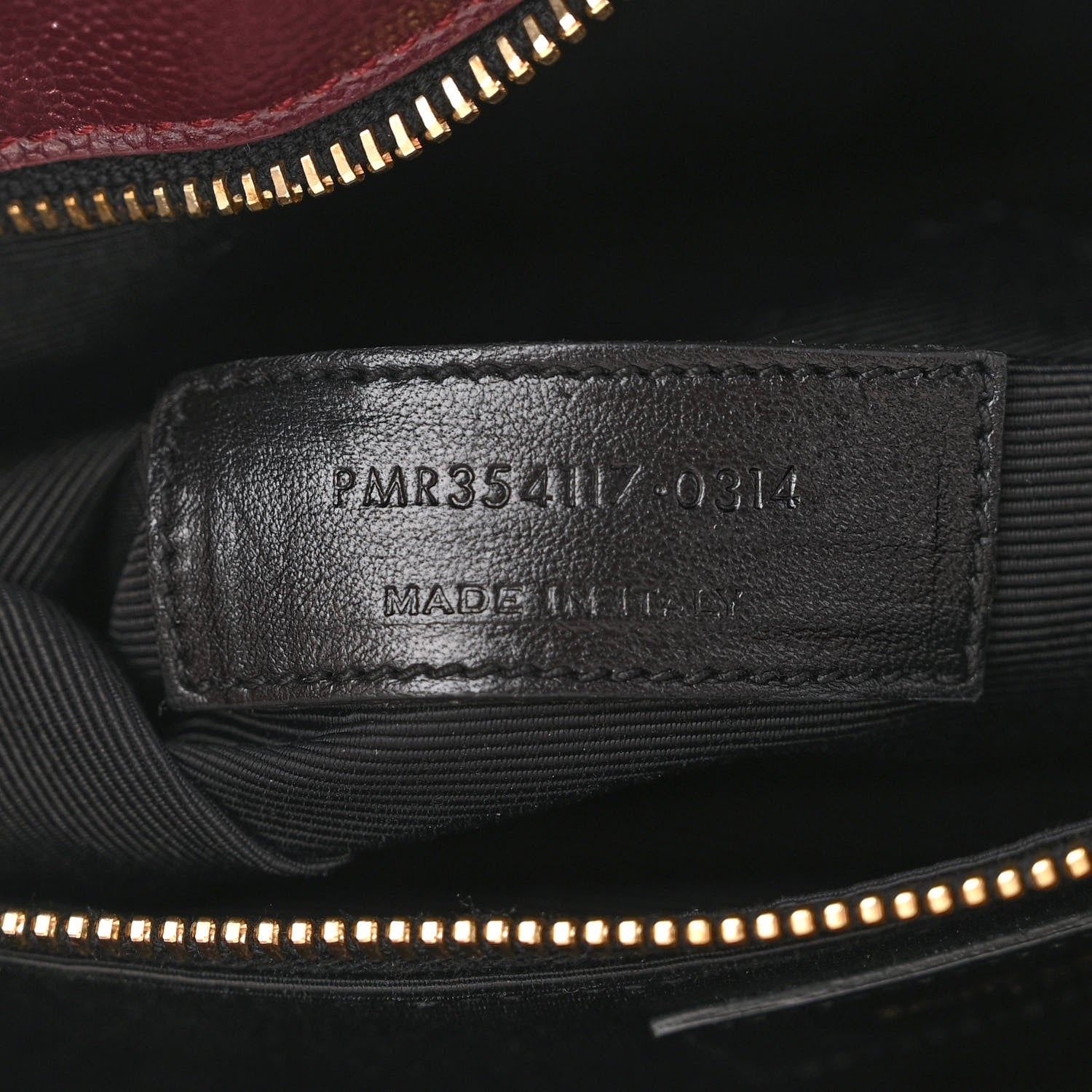 Saint Laurent Grain De Poudre Matelasse Chevron Large Monogram Shopping Bag Amarena 7 of 13