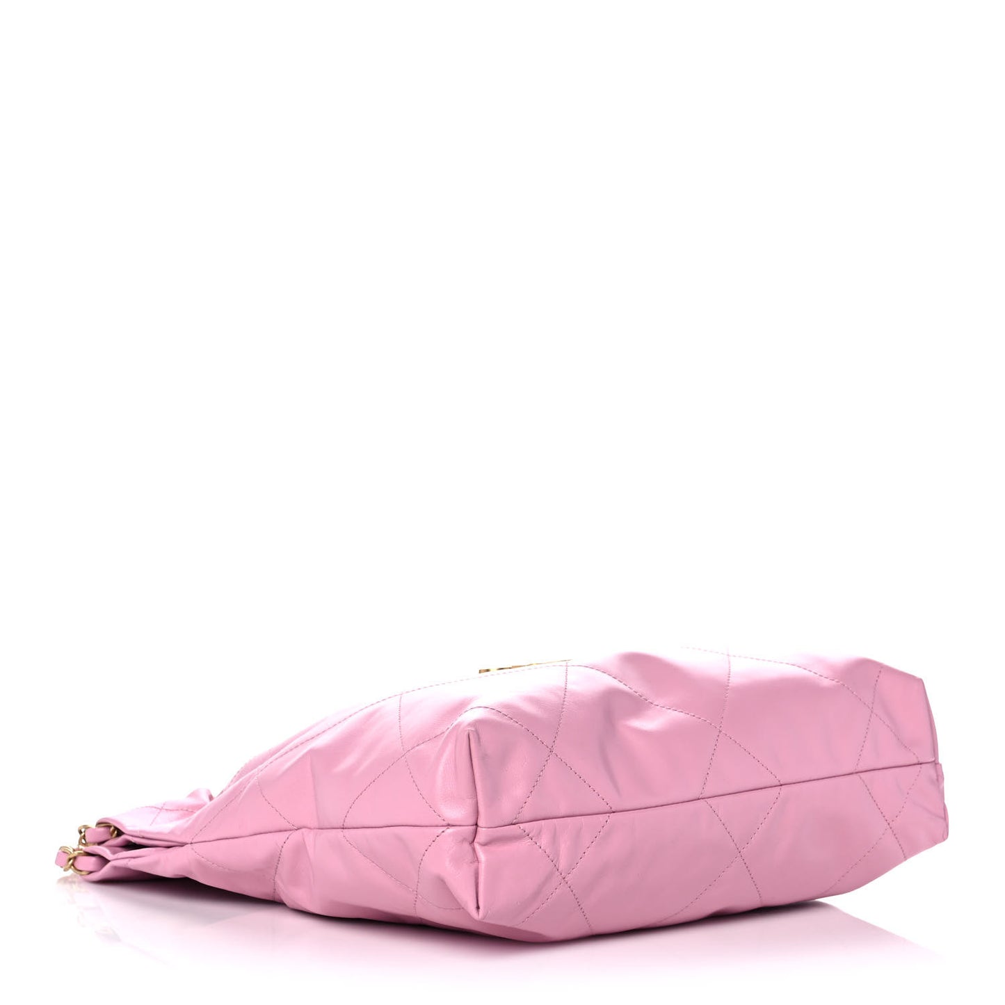 Shiny Calfskin Quilted Small Chanel 22 Pink