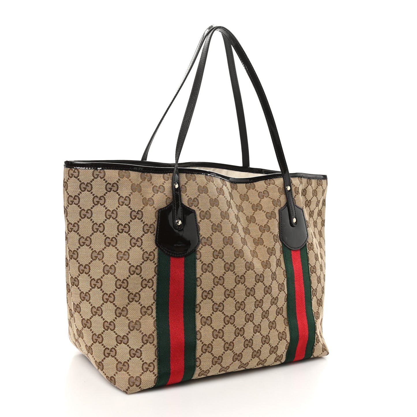 Monogram Web Medium Jolie Tote Brown