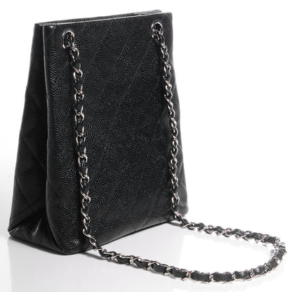 Chanel Caviar Quilted Small Shoulder Bag Black 3 of 7