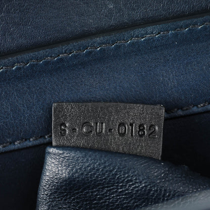 Celine Smooth Calfskin Mini Luggage Navy Blue 7 of 8