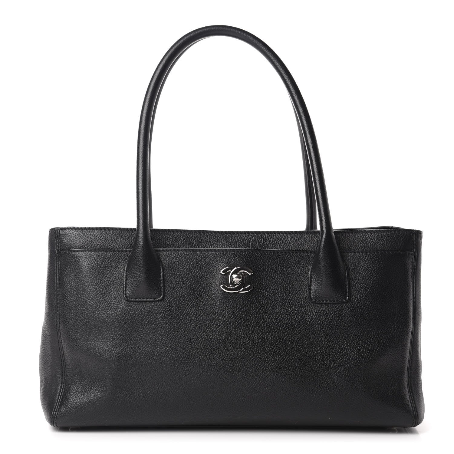Chanel Calfskin Small Cerf Executive Shopper Tote Black 1 of 11