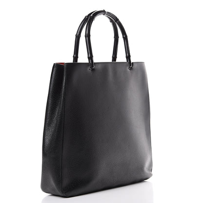 Gucci Cinghiale Bamboo Tote Black 2 of 16
