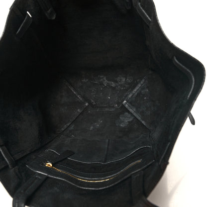 Celine Soft Grained Calfskin Small Belt Cabas Phantom Black 5 of 14