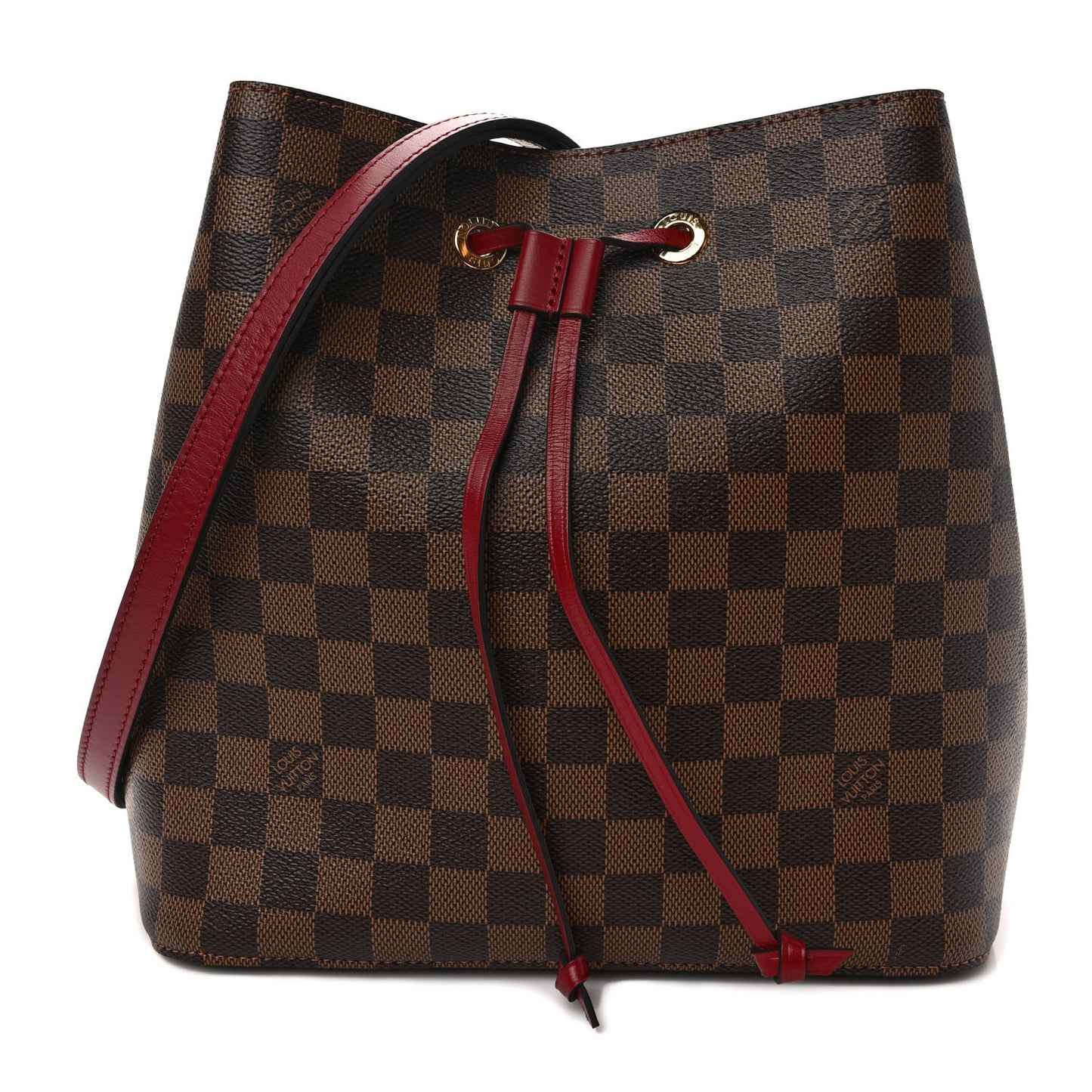 Damier Ebene Neonoe MM Cherry Berry