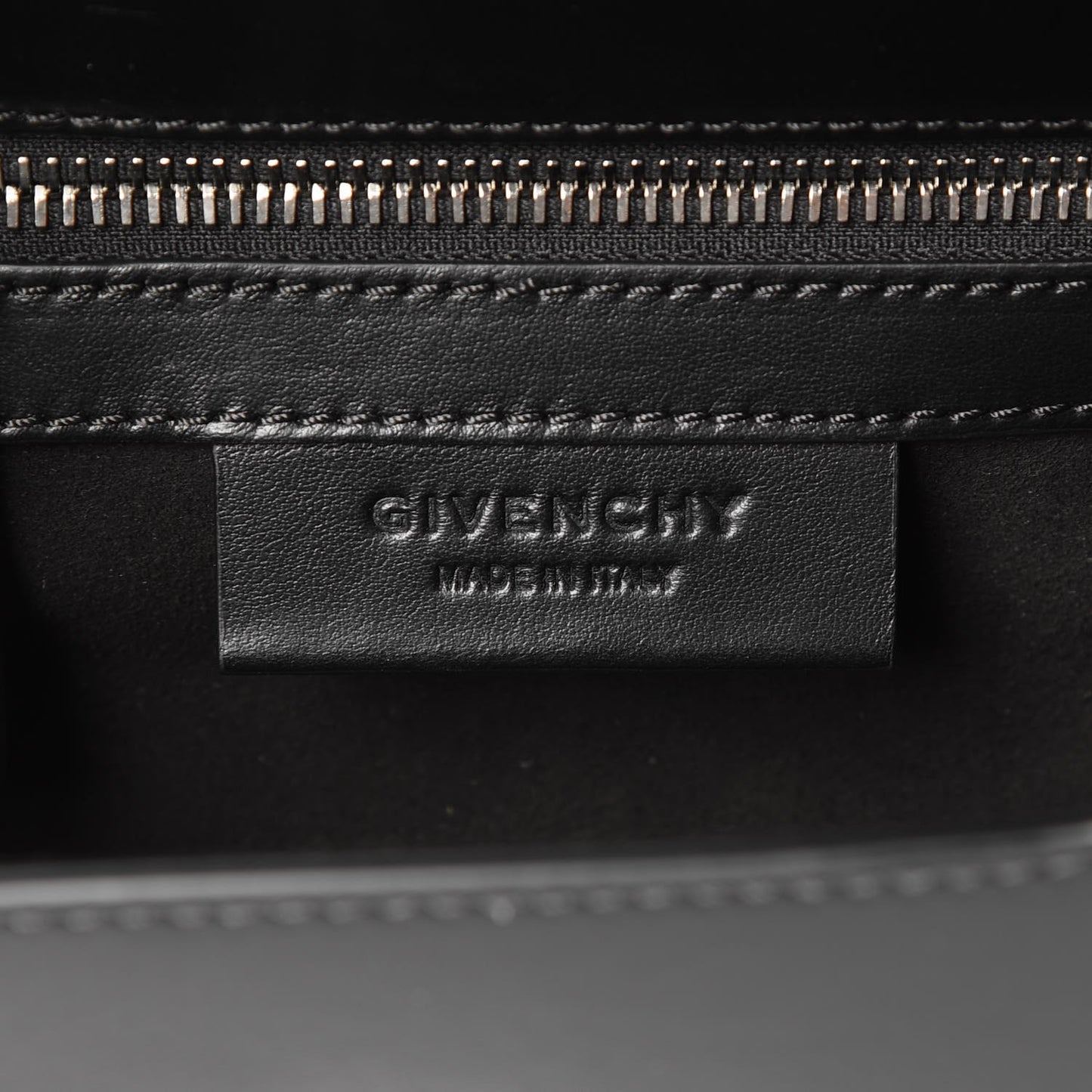 Calfskin Mini Pandora Box Logo Strap Crossbody Bag Black