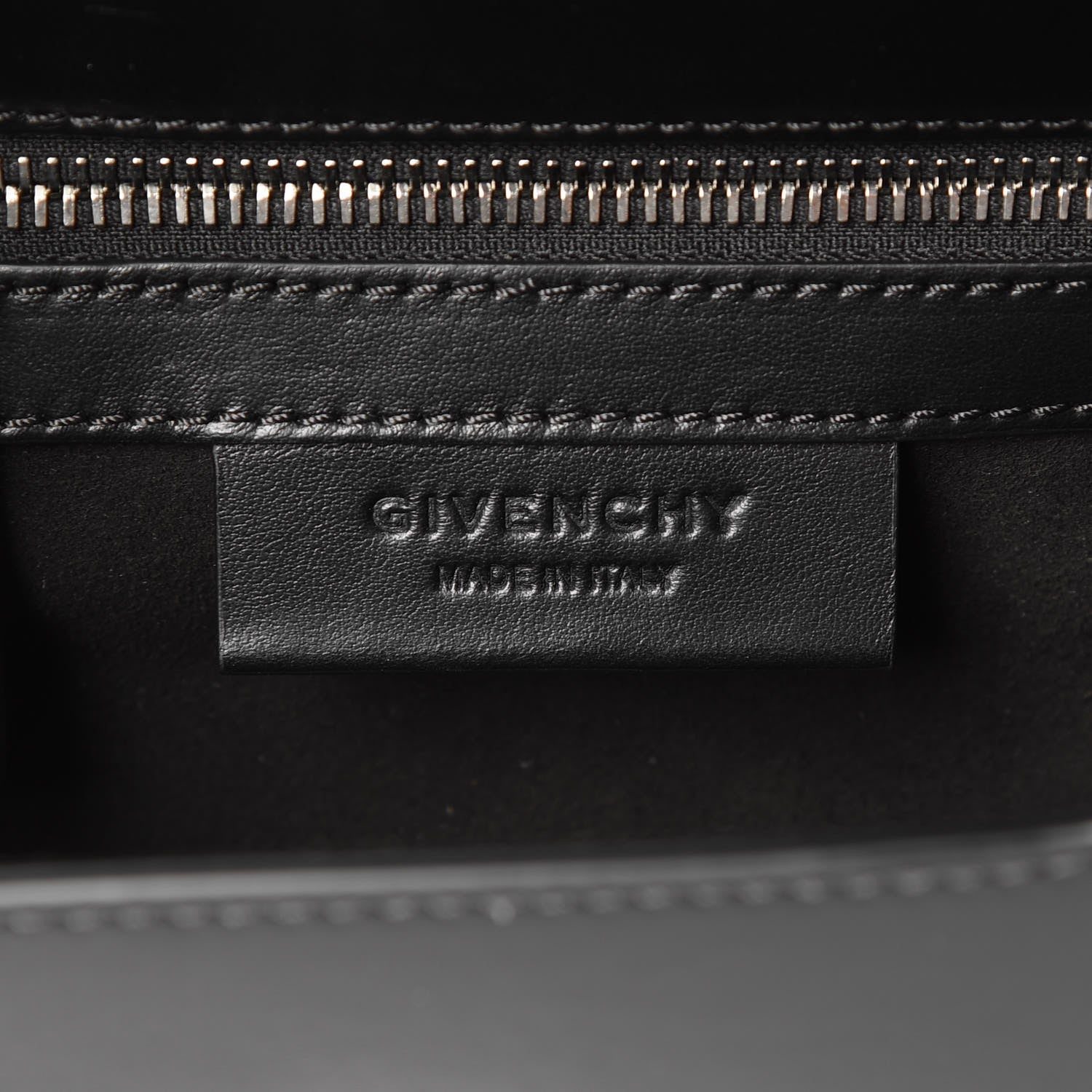 Givenchy Calfskin Mini Pandora Box Logo Strap Crossbody Bag Black 5 of 8