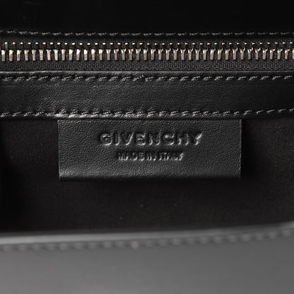 Givenchy Calfskin Mini Pandora Box Logo Strap Crossbody Bag Black 5 of 8