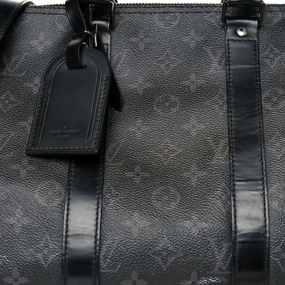 Louis Vuitton Monogram Eclipse Keepall Bandouliere 45 7 of 14