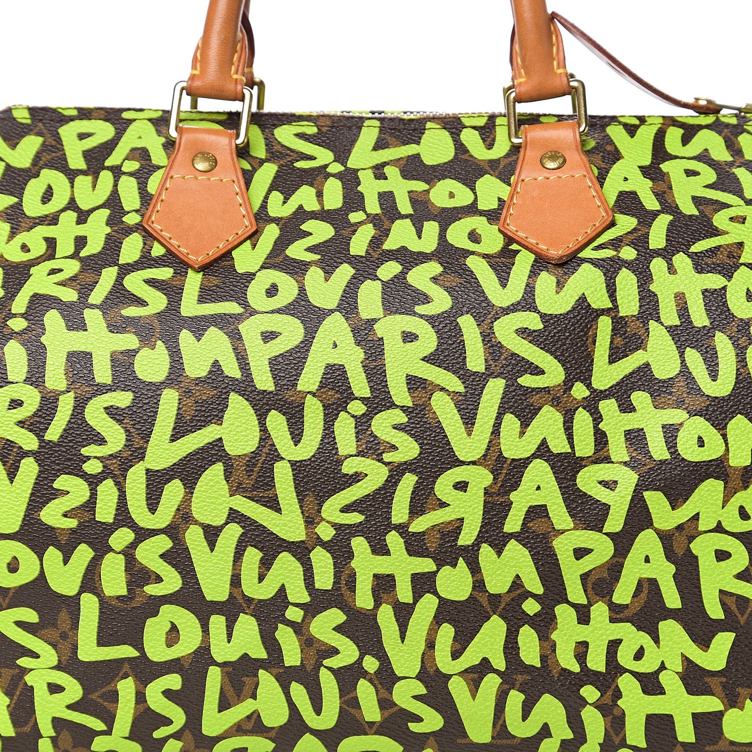 Louis Vuitton Monogram Graffiti Speedy 30 Green 11 of 11
