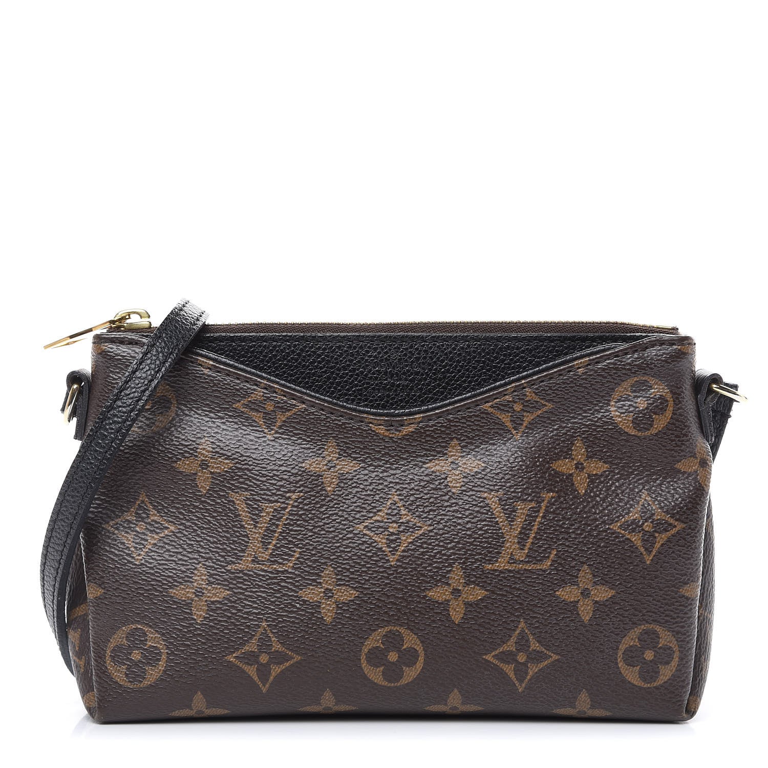 Louis Vuitton Monogram Pallas Crossbody Black 1 of 12